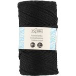 Kehrä punoslanka macrame solmeiluun 250g, useita värejä Musta
