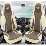 Bremer-Sitzbezüge istuinsuojat Ducato/ Jumper/ Boxer X250, 2 kpl, useita värejä Beige/ ruskea