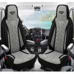 Bremer-Sitzbezüge istuinsuojat Ducato/ Jumper/ Boxer X250, 2 kpl, useita värejä Musta/ harmaa