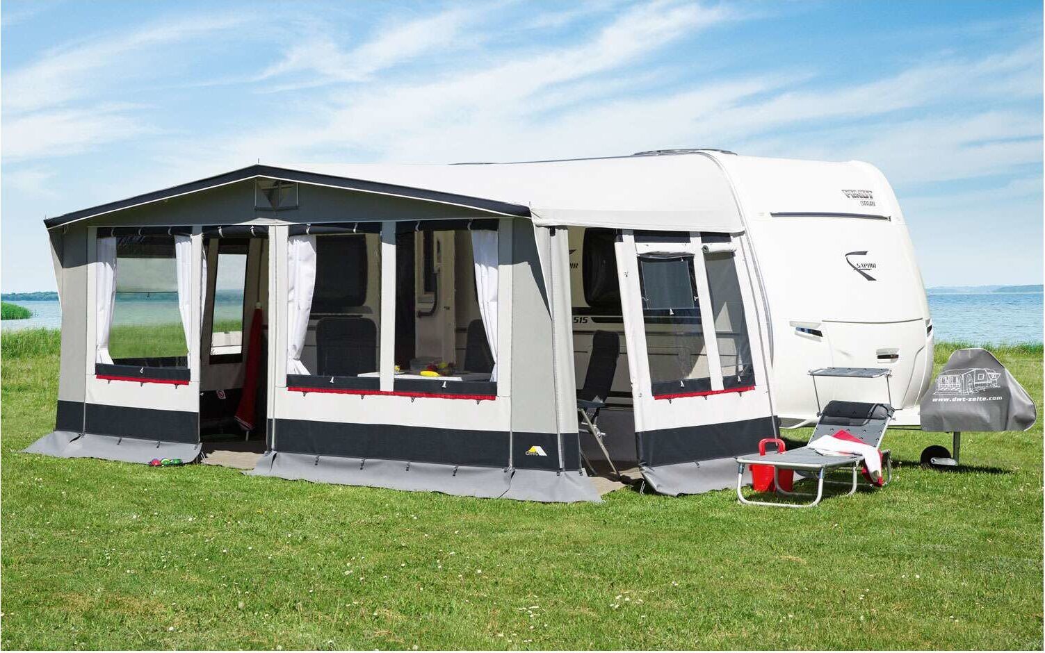 Dwt Paradies III Etuteltta syvyydet 240 ja 280 cm A-mitta 911-940, syvyys 280 cm