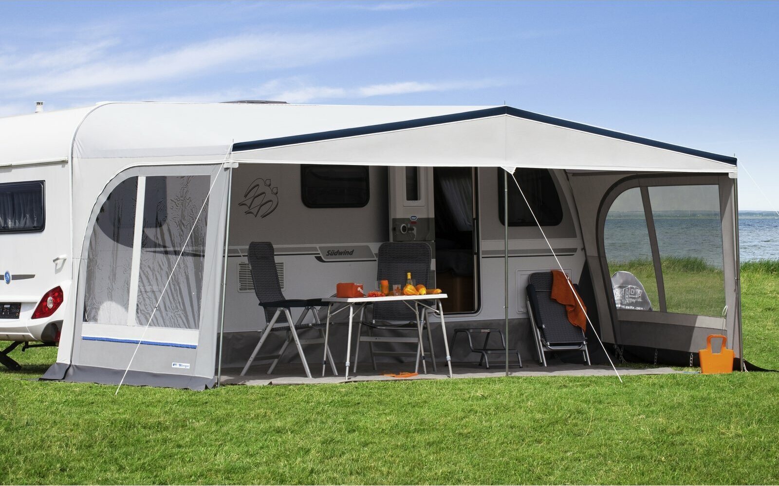 Berger Solera lux II, A-mitta etukatokset, etuseinät ja verhosarjat Etukatos, a-mitalle 1001-1030