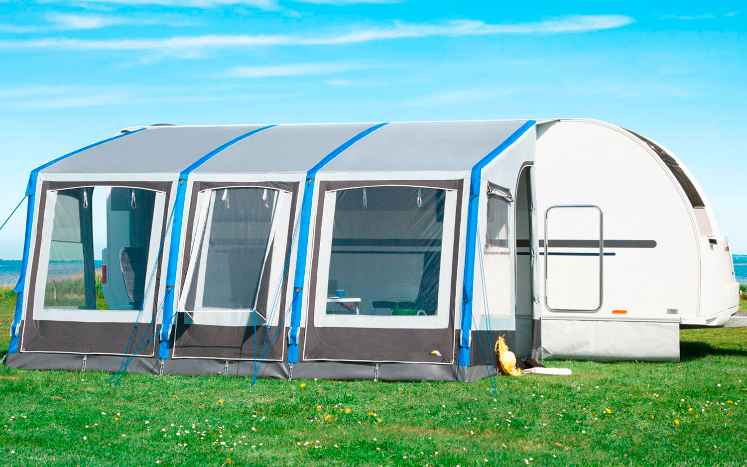 Dwt Space Air HQ 375 x 280 cm, matkailuautoon / vaunuun Koko M, asennuskorkeus 235-250 cm