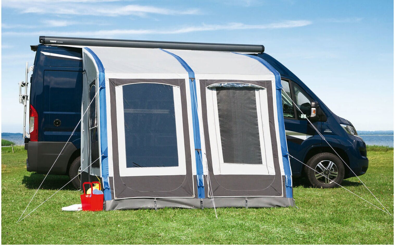 Dwt Space Air HQ ilmateltat matkailuautoihin ja vaunuihin 260 x 280 cm, asennuskorkeudelle 250-265 cm