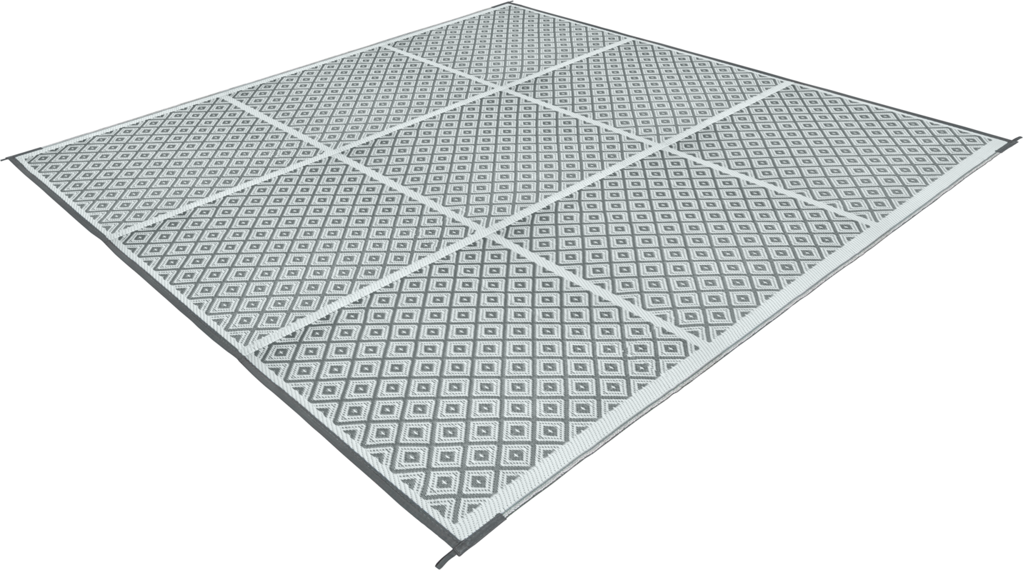 Berger Square kaksipuoleinen telttamatto, kaksi kokoa 300x300cm