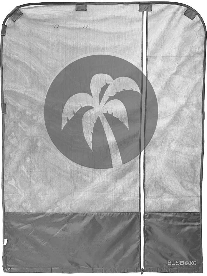 BUSBOXX hyttysverkko liukuoveen T5/T6/T6.1:lle Harmaa