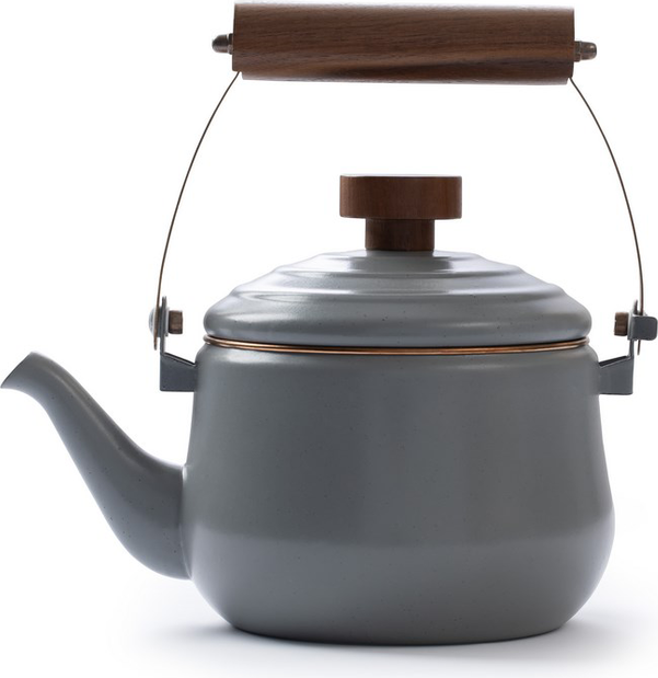 Barebones teekannu 1,5 litraa, emaloitu, useita värejä Harmaa