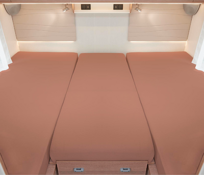 BettwarenShop Lakanasarjat pitkittäisvuoteelle Cappuccino