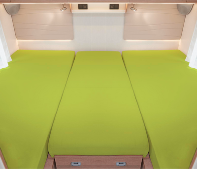 BettwarenShop Lakanasarjat pitkittäisvuoteelle Omenanvihreä