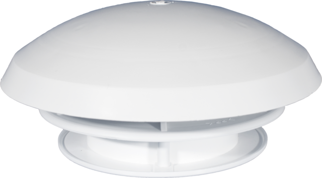 Knorz Tuuletusventtiili katolle Ø 110 mm, korkeus 60 mm Valkoinen