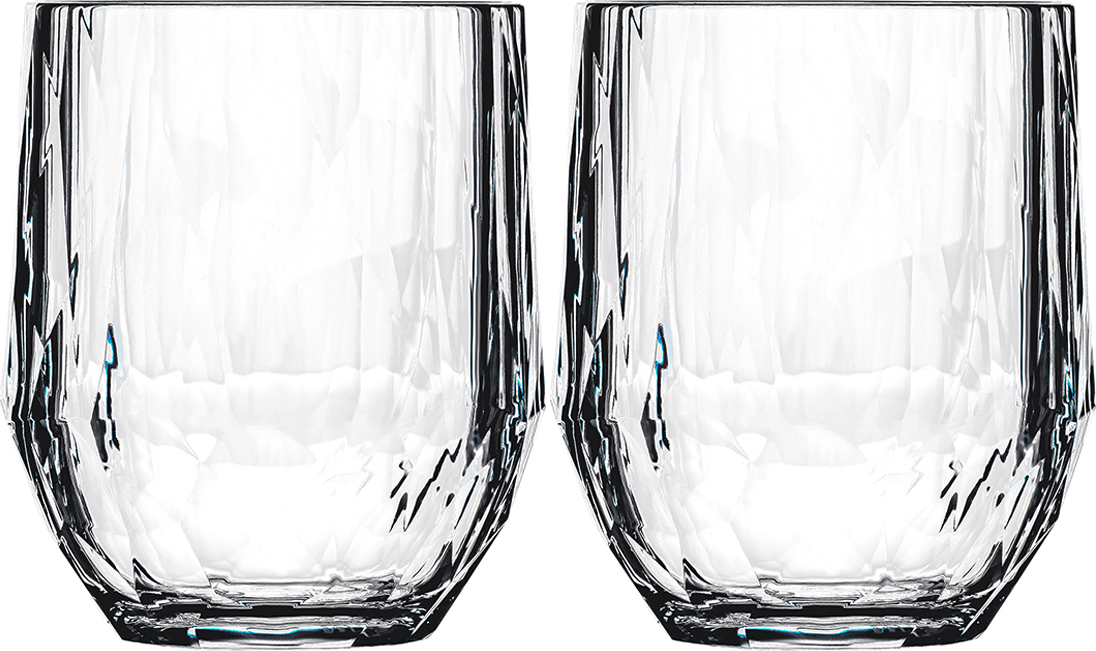 Koziol juomalasisetti 200ml, 2 kpl, useita värejä Kristallinkirkas