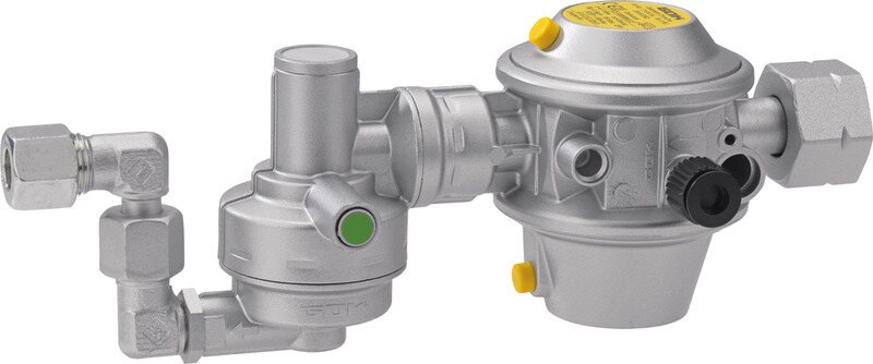 Caramatic paineensäätimet törmäysanturilla 30 mbar Vaaka-asentoon