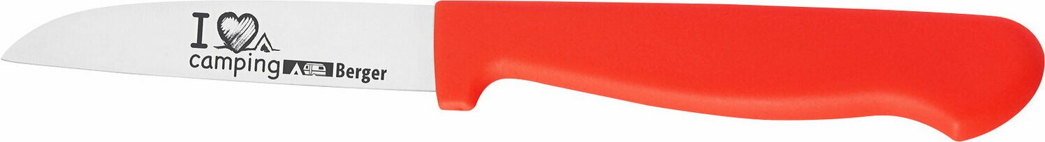 Berger Keittiöveitsi / vihannesveitsi, värilajitelma Punainen
