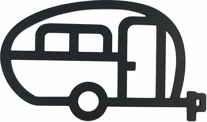 Pufz Pannunalunen 25 x 25cm silikoni Asuntovaunu retro