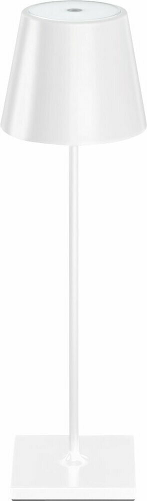 Berger Ladattava pöytävalaisin tyylikkäällä muotoilulla Valkoinen