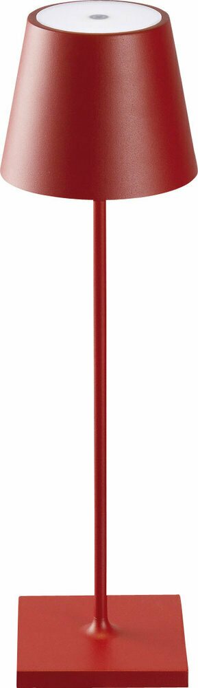 Berger Ladattava pöytävalaisin tyylikkäällä muotoilulla Punainen