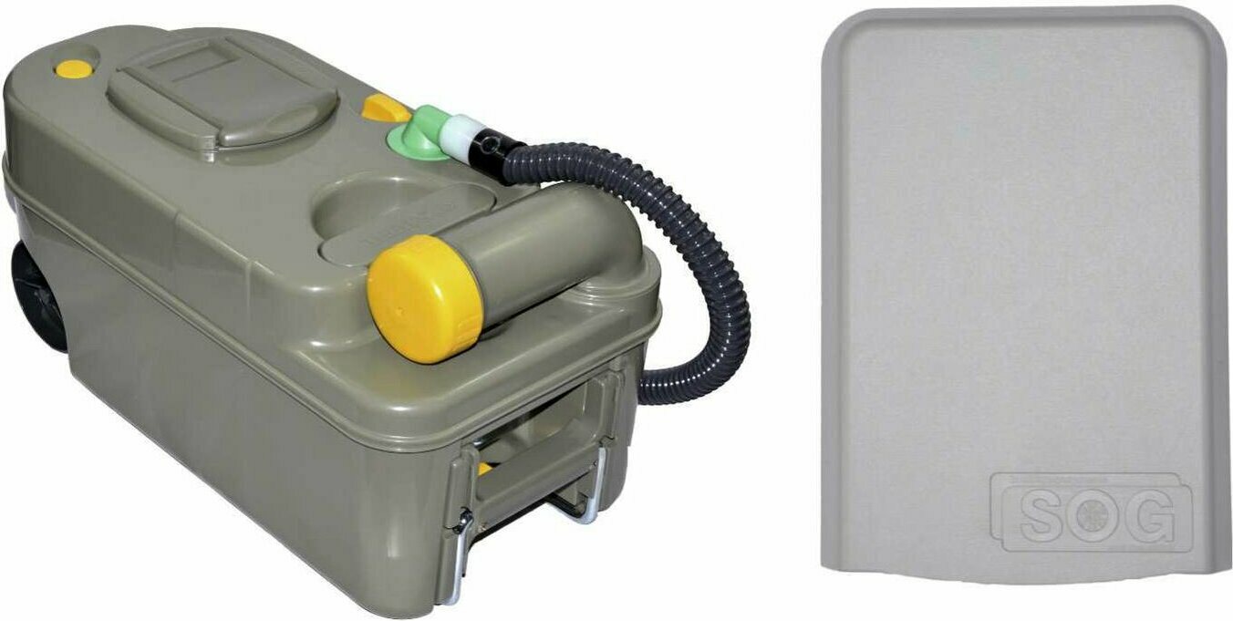 SOG Thetford C200 kasettiin Tuuletus luukunläpi Vaaleanharmaa
