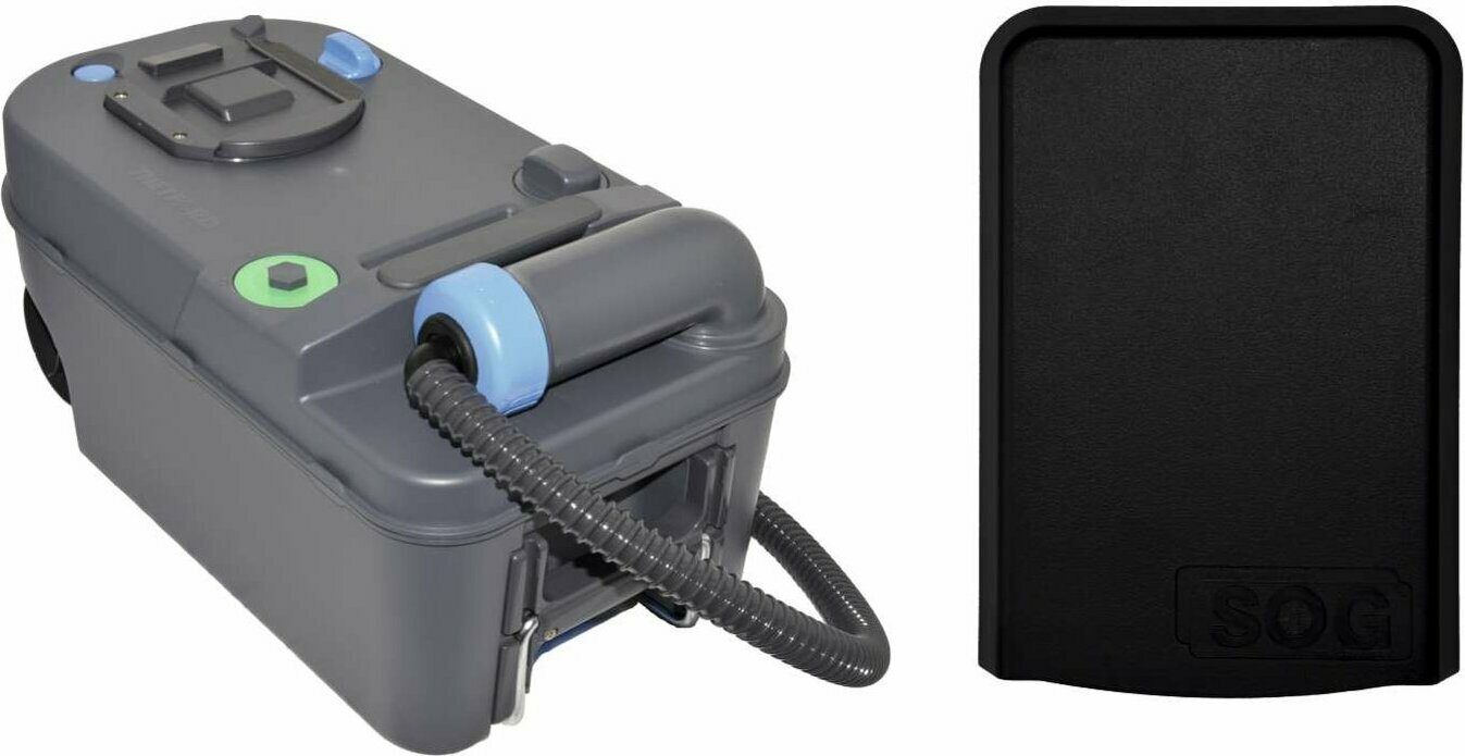 SOG Thetford C220 kasettiin Tuuletus luukunläpi Musta