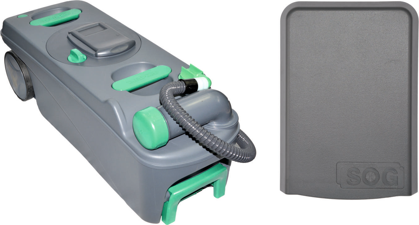 SOG Thetford C500 kasettiin Tuuletus luukunläpi Tummanharmaa