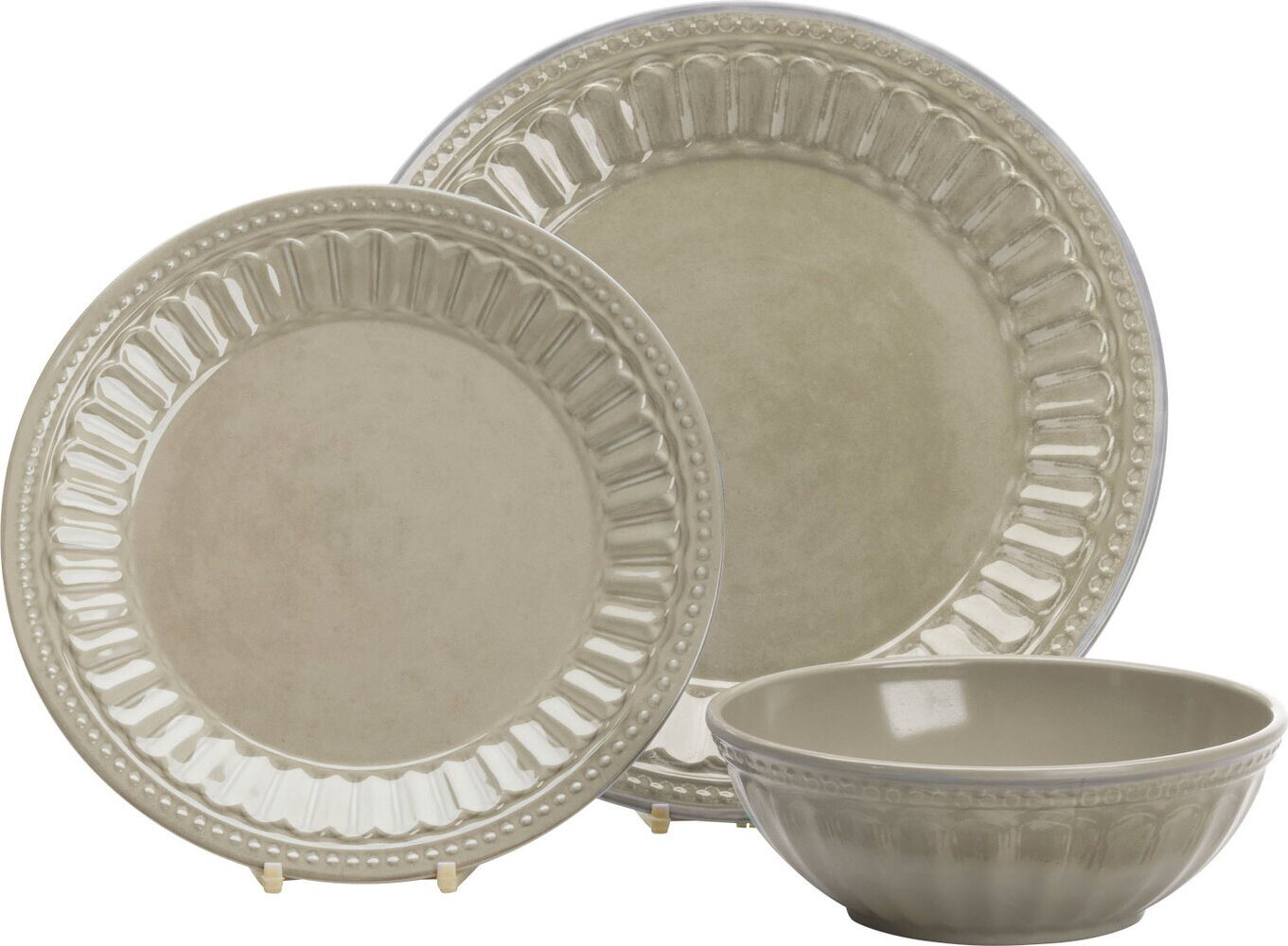 Flamefield Amalfi melamiiniastiasto 12- osainen Hiekka