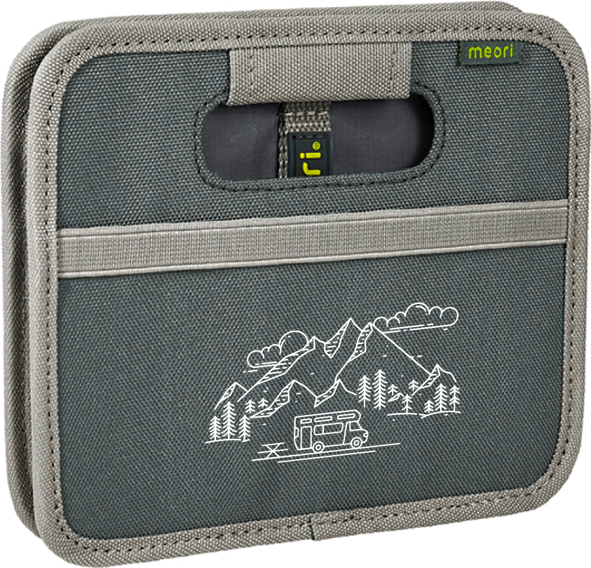 Meori Taittorasia Minibox n. 1,8 L 12,5x16,5x14 cm Grafitinharmaa + Matkailuauto