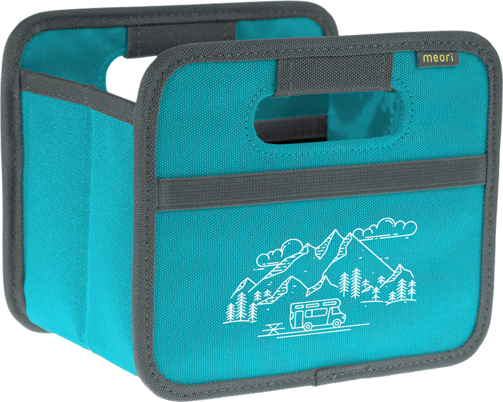 Meori Taittorasia Minibox n. 1,8 L 12,5x16,5x14 cm Azurin sininen + matkailuauto