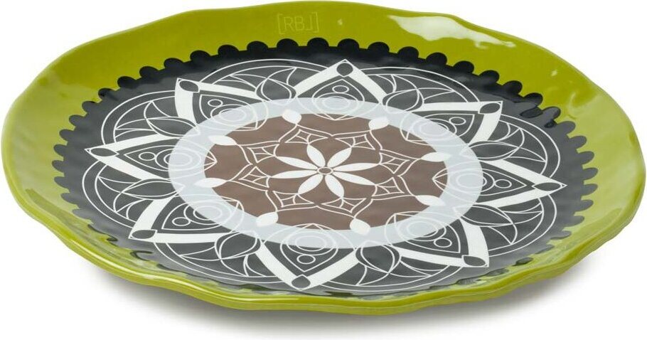 Rebel Outdoor ruokalautaset 27 cm, 5 eri väriä Vihreä