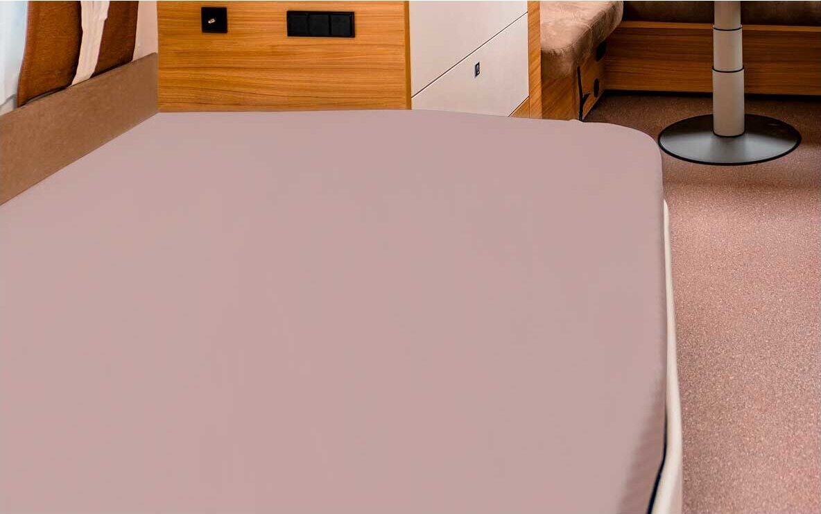 Berger aluslakana ranskalaiseen sänkyyn Basaltti