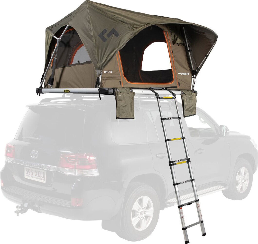 Dometic Outdoor TRT120E automaattinen kattoteltta 12 V Kaukosäätimellä Vihreä