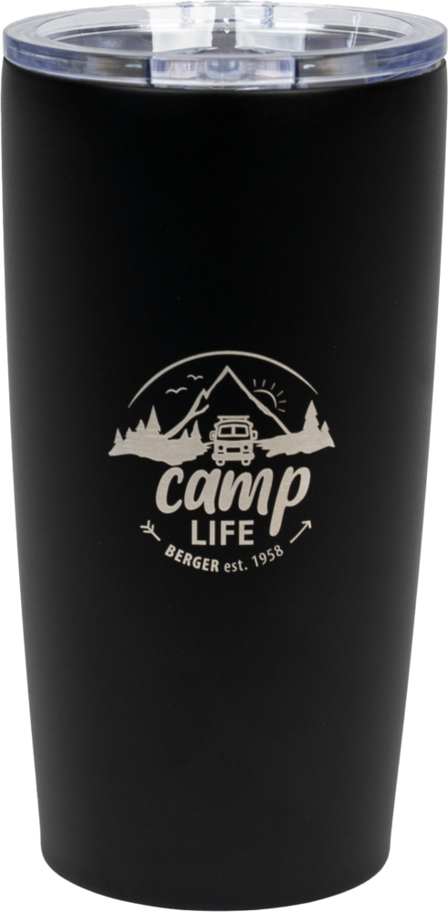Camplife Kahvimuki kaksiseinäinen 600 ml Musta