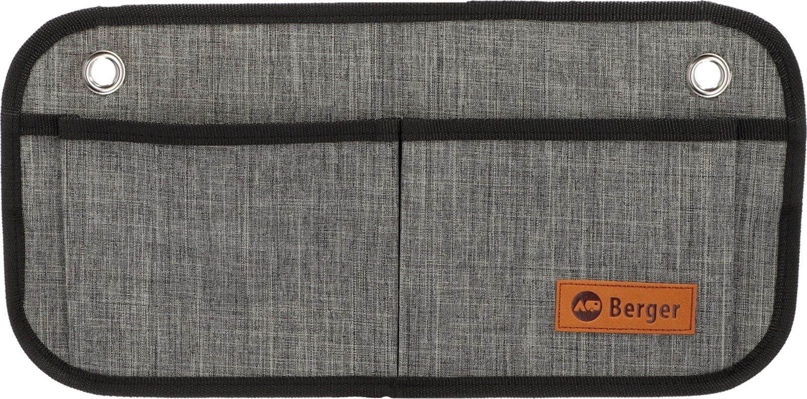 Berger Ripustettava taskusto 2:lla taskulla 40 x 20 cm Musta