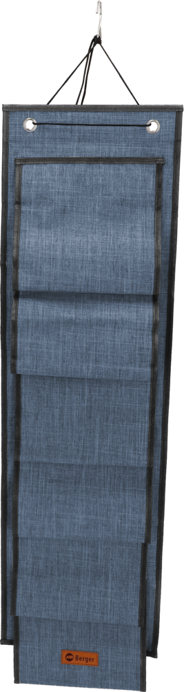 Berger Ripustettava taskusto kenkien säilytykseen 30 x 100 cm Sininen