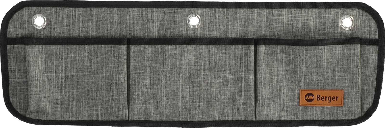 Berger Taskusto 3:lla taskulla, musta/ harmaa 60 x 20 cm Musta