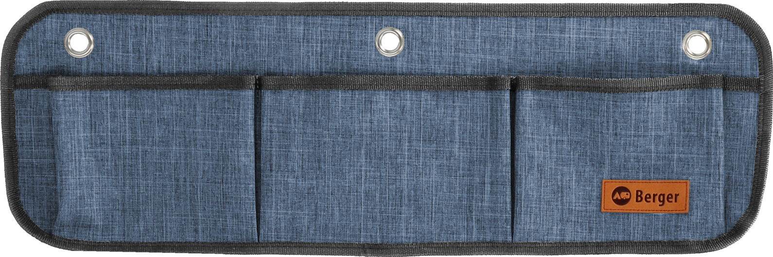 Berger Taskusto 3:lla taskulla, musta/ harmaa 60 x 20 cm Sininen