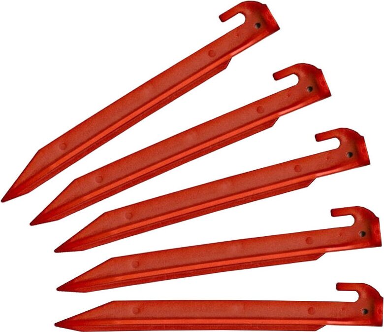 Berger Telttakiila iskunkestävää muovia 5 kpl, kahta eri pituutta 30 cm