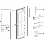 Dometic Parts Dometic RML 9330, RML9335, jääkaapin oven lukitus