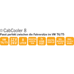 Carbest CabCooler 8 L VW T5/T6