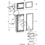 Dometic Parts RMDT 8505 keskimmäinen jääkaapin ovilokero