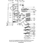 Dometic Parts RMD8505 ala- / keskihylly 450 x 255 mm