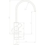 Reich ( R ) Sekoitinhana Concept S90, halk. 33 mm, maksimi 6 bar