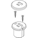 Upotettava USB-pistorasia 1 x USB-C, 1 x A-liitäntä