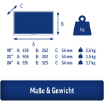 Alphatronics K-19 SBW+ LED-TV kolmivirittimellä DVB-S/S2, DVB-T/T2, DVB-C