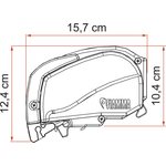 Fiamma (R) F80L 500 cm 275 cm, musta / harmaa