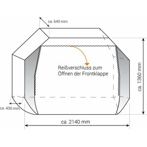 Hindermann Suojapeite 2 sähköpyörälle Concept Zwoo