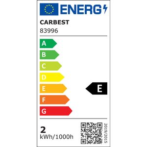 Carbest LED-valaisin 12 valk. lediä 6 sinistä lediä