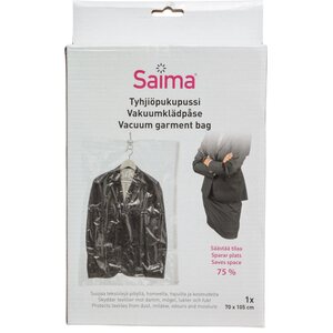 Saima Tyhjiöpukupussi 70x105 cm