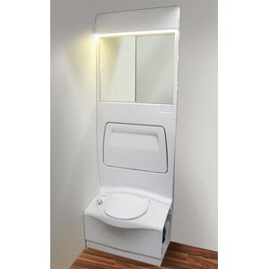 Kylpyhuone/wc-seinäsarjaelementti 4000 Exklu