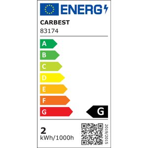 Carbest LED-Nauha 5m x 8 mm 12V 2,4W/m ulko/sisäkäyt
