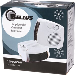 Bellus Lämpöpuhallin 2000W termostaatilla