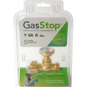 GOK GasStop-turvaventtiili letkurikkoon kaasupulloon