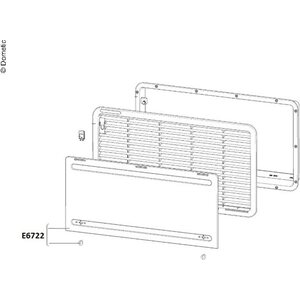 Talvisuojalevy Dometic jääkaappiin LS330, harmaa